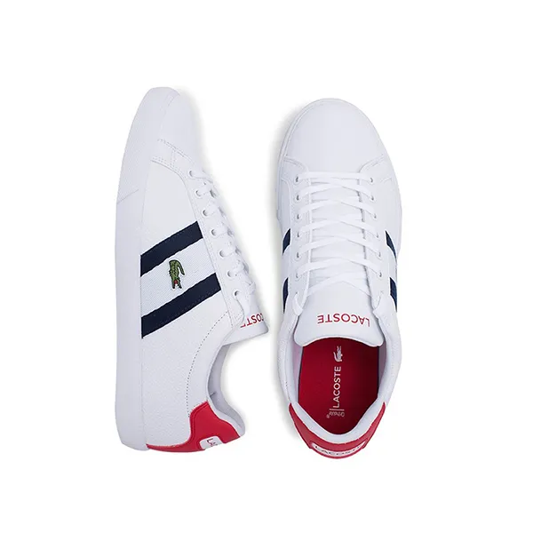 Giày Thể Thao Lacoste Graduate VULC 120 Màu Trắng Size 40.5
