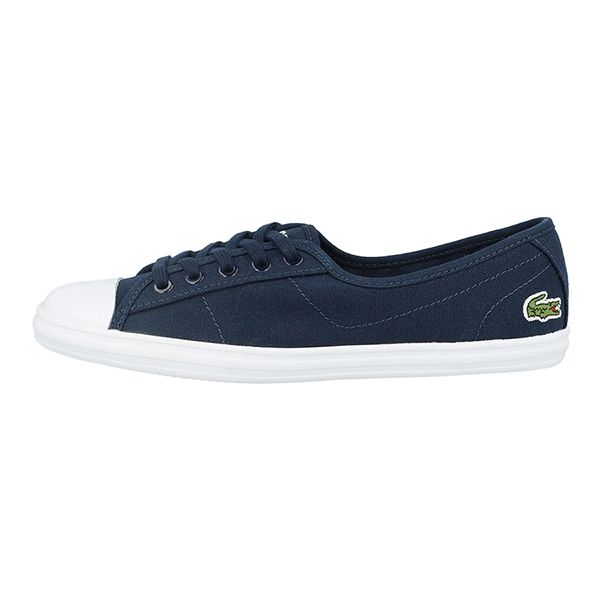 Giày Lacoste Ziane BL Canvas Sneakers Màu Xanh Navy Phối Trắng Size 37 - 3