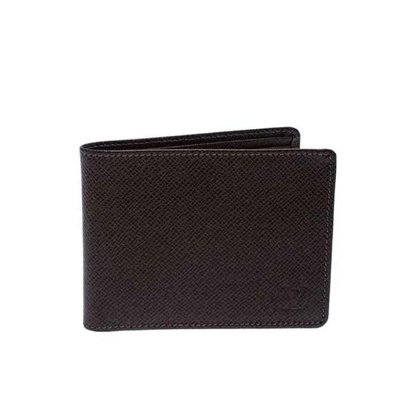 Ví Nam Louis Vuitton LV Brown Taiga Leather Multiple Wallet Màu Nâu - Túi xách - Vua Hàng Hiệu