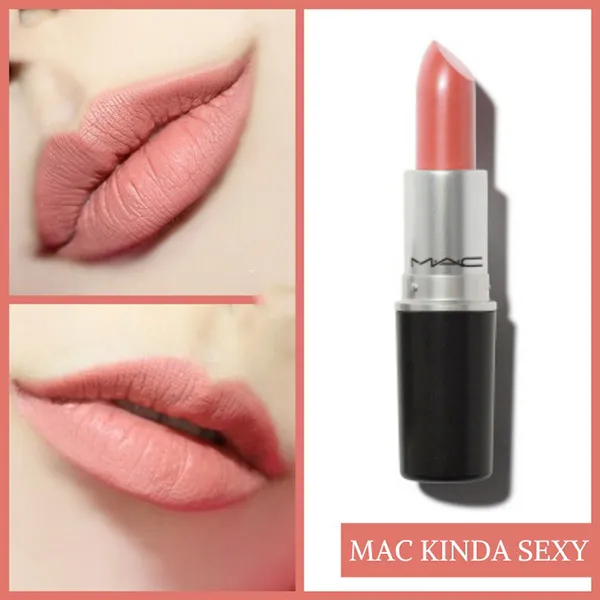 Son MAC Kinda Sexy 606 Matte Màu Hồng Đào Nude