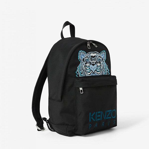 Balo Kenzo Mens/Womens Canvas Kampus Tiger backpack Black Màu Đen - 1