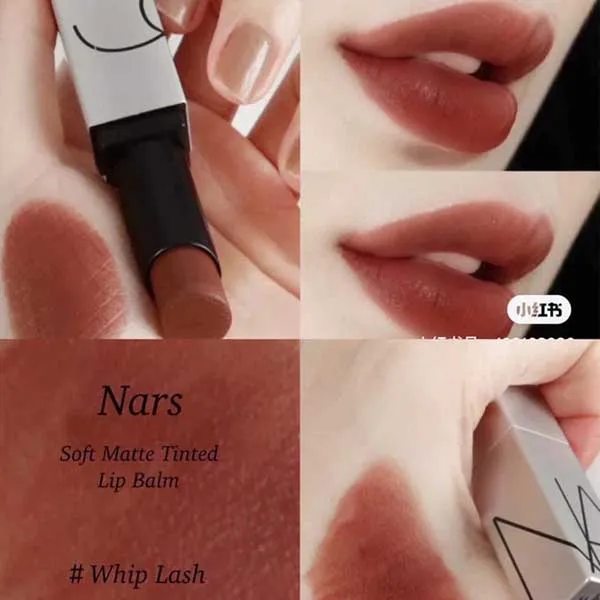 Son Nars Soft Matte Tinted Lip Balm Whip Lash Màu Cam Gạch Đất - Son Môi - Vua Hàng Hiệu