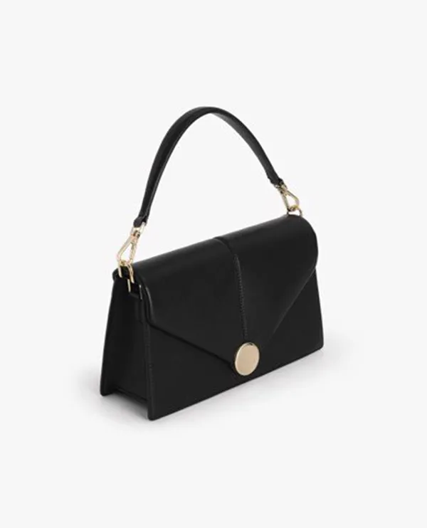 Túi Xách Pedro Post Shoulder Bag PW2-75210103 Black Màu Đen