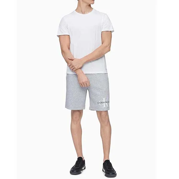 Quần Shorts Nỉ Nam Calvin Klein CK Màu Ghi Xám Size L - Thời trang - Vua Hàng Hiệu
