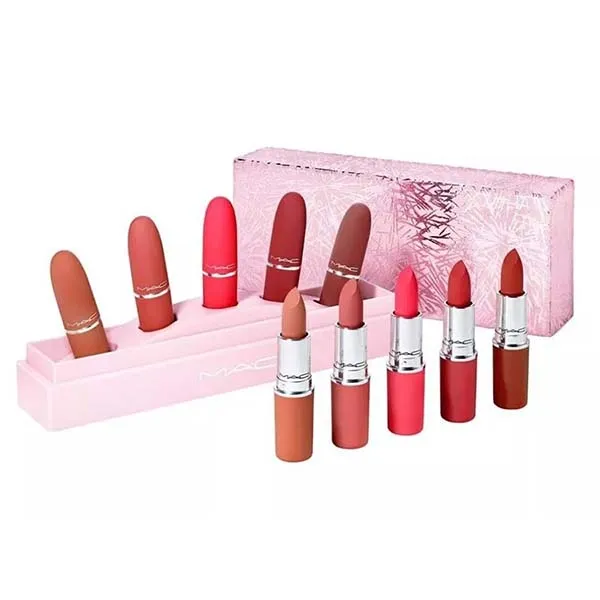 Set 5 Thỏi Son Mac Powder Kiss Lipstick Limited - Son Môi - Vua Hàng Hiệu