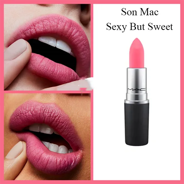 Son MAC Sexy But Sweet 917 Màu Hồng San Hô - Powder Kiss