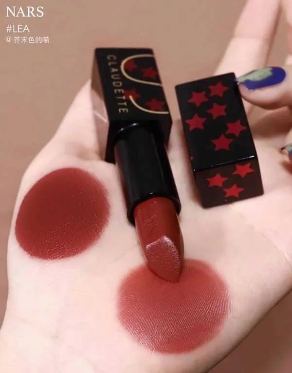 Son Nars Claudette Limited Edition Audacious Lipstick Léa Màu Đỏ Nâu