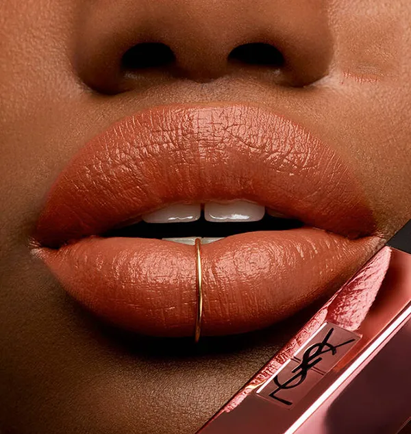 Son Yves Saint Laurent YSL Rouge Pur Couture The Slim Glow Matte 215 Undisclosed Camel Màu Nâu Caramel