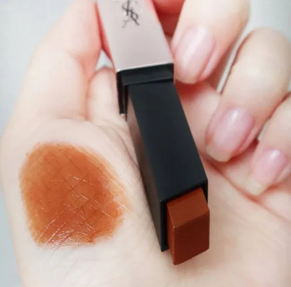 Son Yves Saint Laurent YSL Rouge Pur Couture The Slim Glow Matte 215 Undisclosed Camel Màu Nâu Caramel