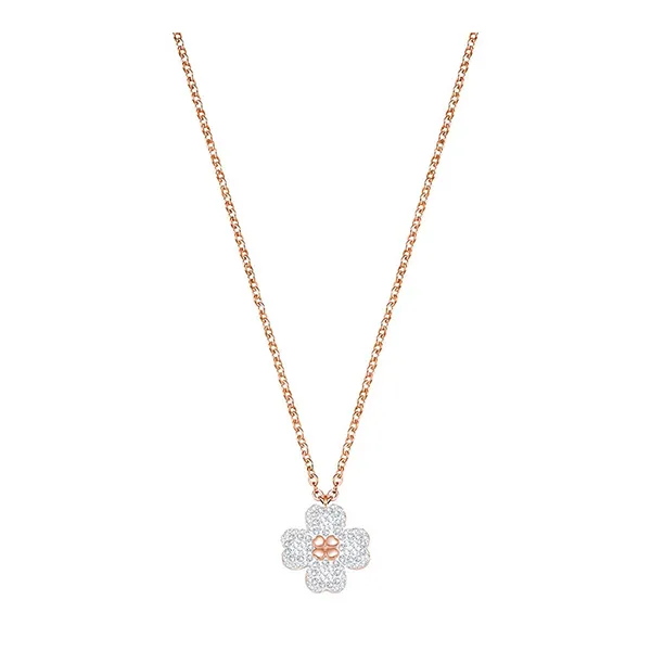 Dây Chuyền Swarovski Necklace Latisha Flower Jewelry Pendant Gold Plated Mặt Hoa