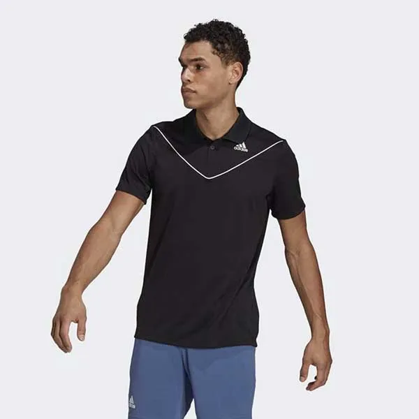 Áo Polo Adidas Tennis Piqué Polo Shirt GL5809 Màu Đen Size M