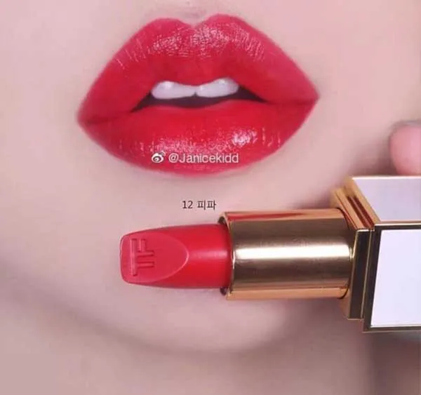 Son Tom Ford Lip Color Sheer 12 Pipa Màu Đỏ Hồng - Son Môi - Vua Hàng Hiệu