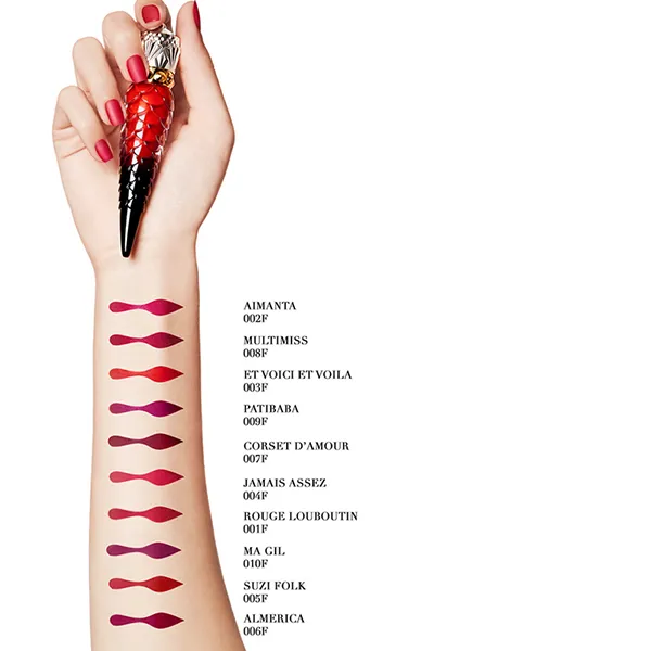 Son Kem Christian Louboutin Matte Fluid Lip Colour Jamais Assez 004F Màu Hồng Đỏ - Son Môi - Vua Hàng Hiệu