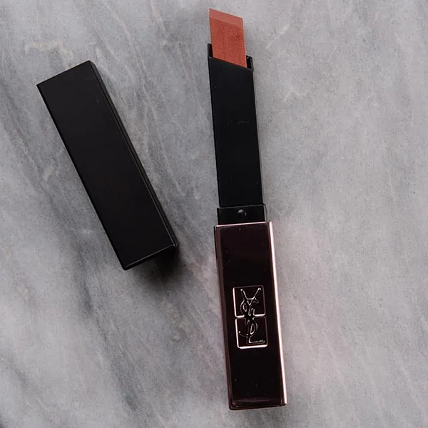 Son Yves Saint Laurent YSL Rouge Pur Couture The Slim Glow Matte 209 Furtive Caramel Màu Cam Đất