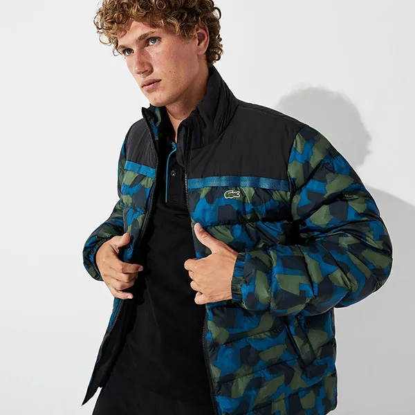 Áo Khoác Lacoste Men Color Blocked Water Resistant Quilted Jacket Phối Màu Size 50 - Thời trang - Vua Hàng Hiệu