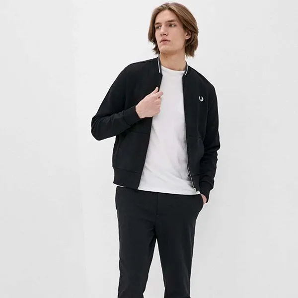 Áo Khoác Fred Perry Olympian Black Size XS - Thời trang - Vua Hàng Hiệu