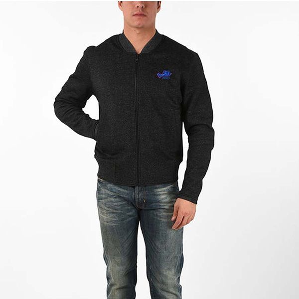 Áo Khoác Kenzo Full Zip Sweatshirt Màu Xám Đen Size S - 2