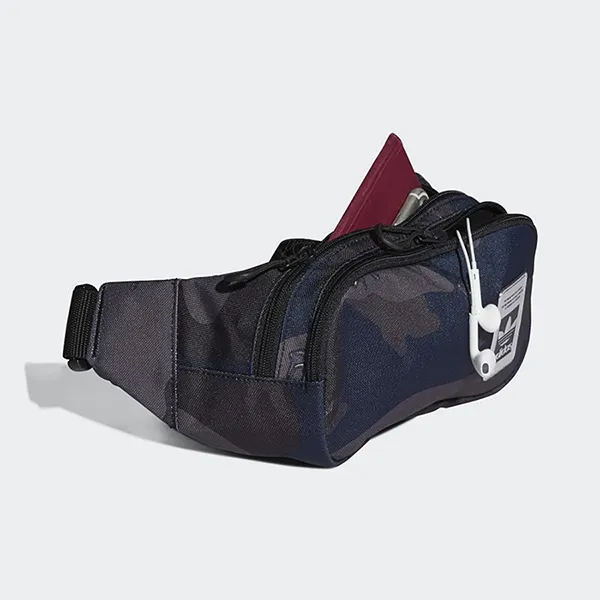 Túi Đeo Chéo Adidas Çanta Camo Waistbag H34639 Màu Xanh Xám - Túi xách - Vua Hàng Hiệu