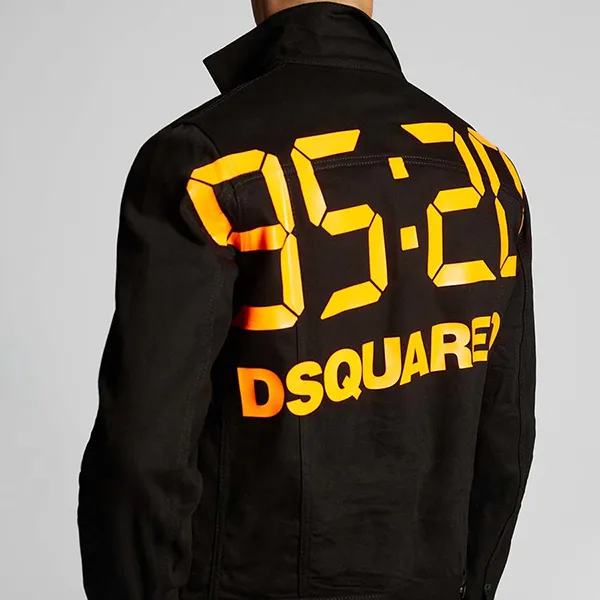 Áo Khoác Bò Dsquared2 95:20 Denim Jacket Màu Đen Size 50 - Thời trang - Vua Hàng Hiệu