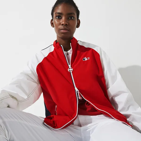 Áo Khoác Lacoste Sport French Sporting Spirit Edition Water-Resistant Zip Jacket Size 48