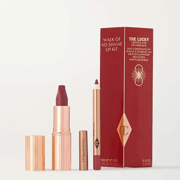 Set Son Charlotte Tilbury The Lucky Walk Of No Shame Lip Kit - Son Môi - Vua Hàng Hiệu