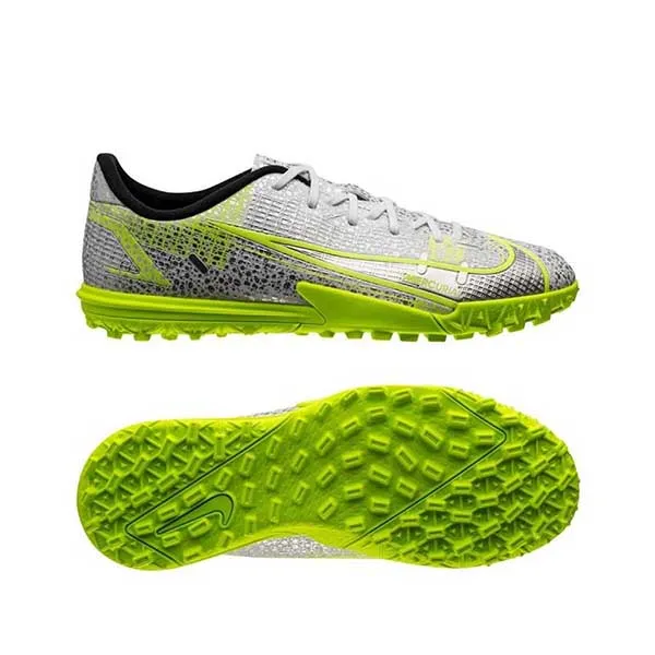 Giày Đá Bóng Nike Mercurial Vapor 14 Academy TF Silver Safari CV0978-107 Màu Bạc/Xanh Lá - Giày - Vua Hàng Hiệu