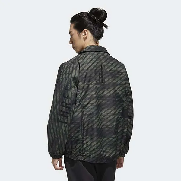 Áo Khoác Adidas MHS AOP Wind Jacket Sportswear GE0358 Màu Xanh Đen Size M - Thời trang - Vua Hàng Hiệu