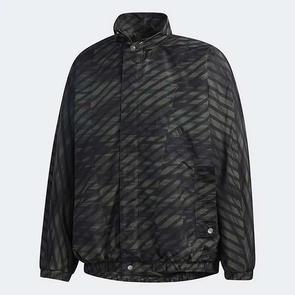 Áo Khoác Adidas MHS AOP Wind Jacket Sportswear GE0358 Màu Xanh Đen Size M - Thời trang - Vua Hàng Hiệu