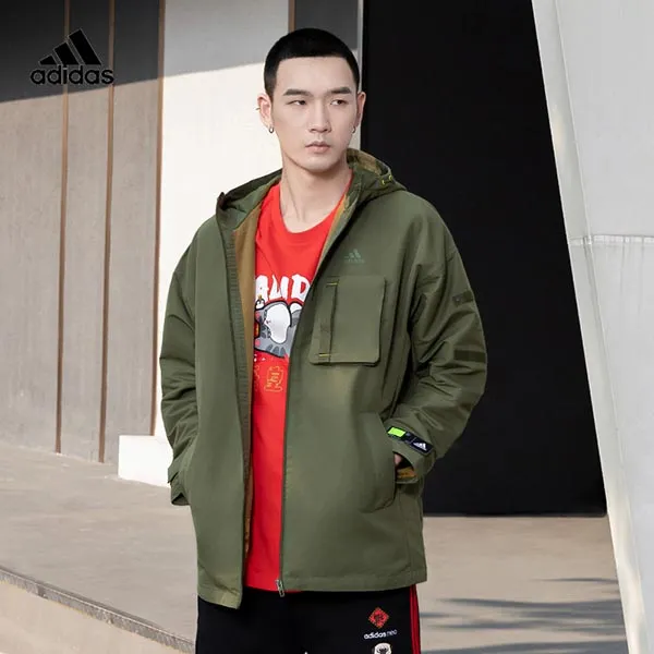 Áo Khoác Adidas TH Wind Jaket GP0990 Màu Xanh Green Size S