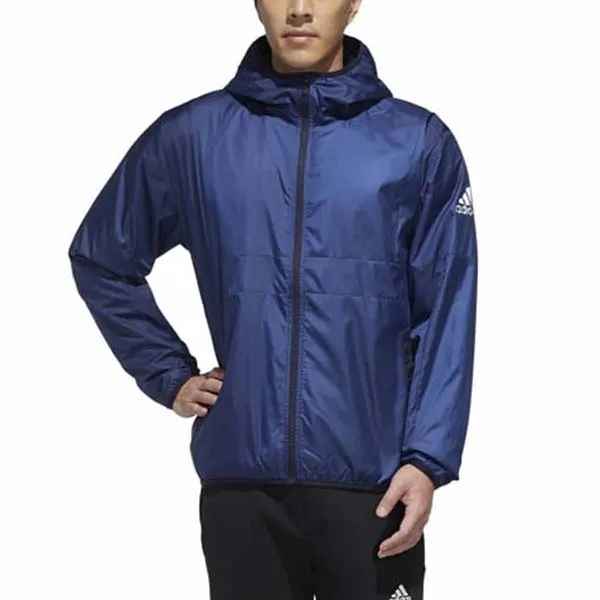 Áo Khoác Adidas Windful Zip Jacket Sportswear GE0413 Màu Xanh Navy Size S