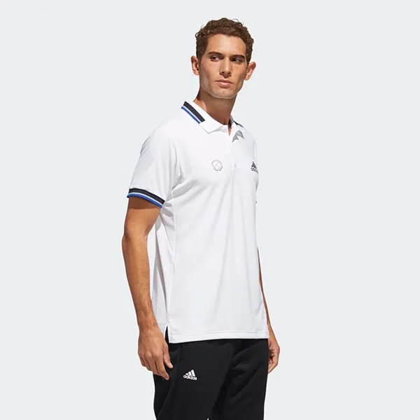 Áo Polo Adidas Tennis Top Solid HEAT.RDY FS3773 Màu Trắng Size L