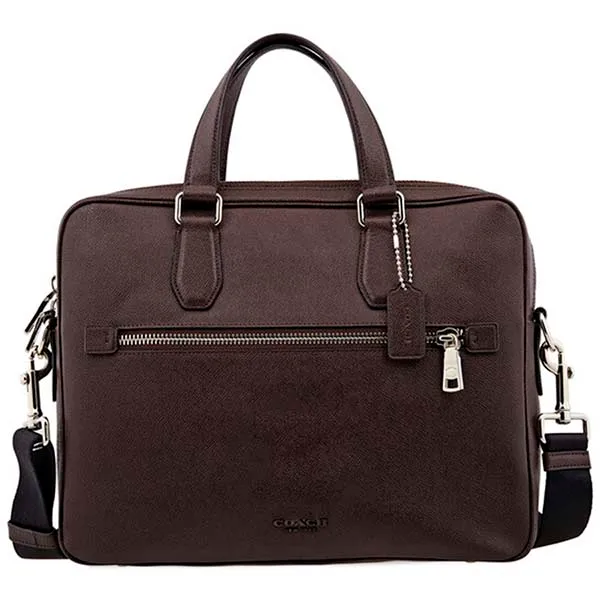 Cặp Xách Tay Coach Nam Oxblood Kennedy Brief 55567 SVOXB Màu Nâu - Túi xách - Vua Hàng Hiệu