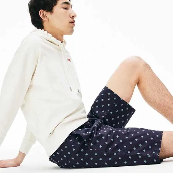 Quần Lacoste Shorts For Men's Live FH3856-QRN Màu Xanh Navy Size 38