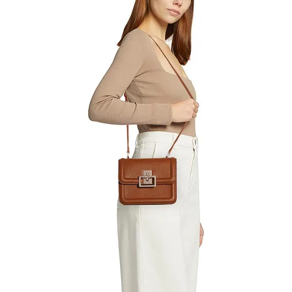 Túi Xách Furla Villa Crossbody Mini Cognac H Màu Nâu