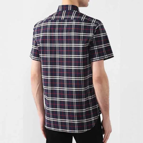 Áo Sơ Mi Burberry Kẻ Caro Màu Xanh Đen Size S - Thời trang - Vua Hàng Hiệu