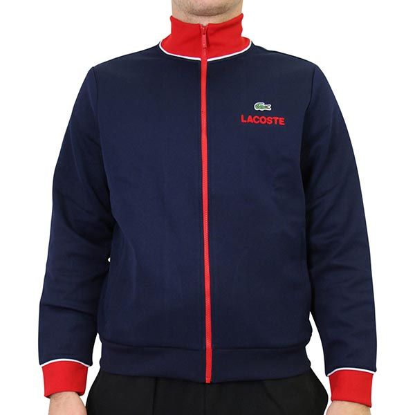 Áo Khoác Lacoste Men's Sport Tennis Fleece Zip Up Sweatshirt Màu Xanh Navy - 1