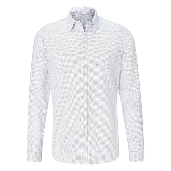 Áo Sơ Mi Lacoste Camisa Punto Manga Larga Hombre Màu Trắng Size 38 - Thời trang - Vua Hàng Hiệu