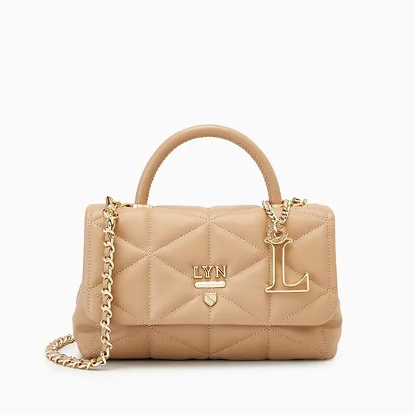 Túi Xách Lyn Triton Top Handle Handbags LL20WBS074 Màu Nâu