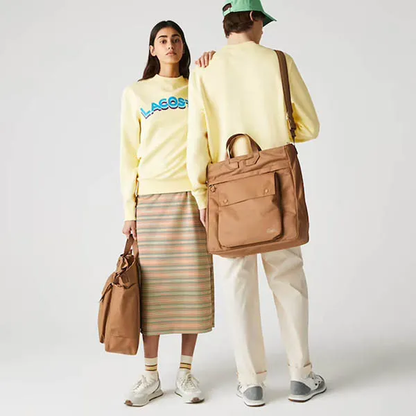Túi Lacoste Unisex Back To L Multipocket Nylon Tote Bag NU3468BT-G29