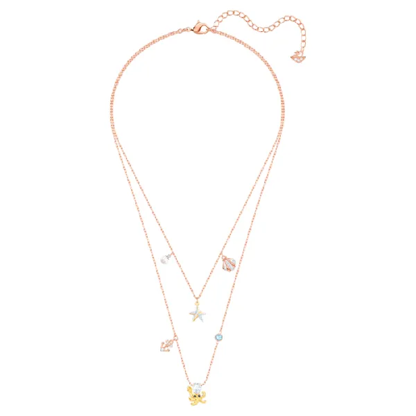 Dây Chuyền Swarovski Ocean Necklace Multi-colored, Mixed Plating 5446664