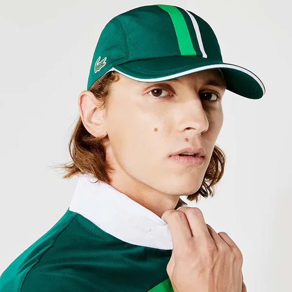 Mũ Lacoste Men’s Sport Light Ergonomic Cap Màu Xanh Green RK6977-51-5WE - Mũ nón - Vua Hàng Hiệu