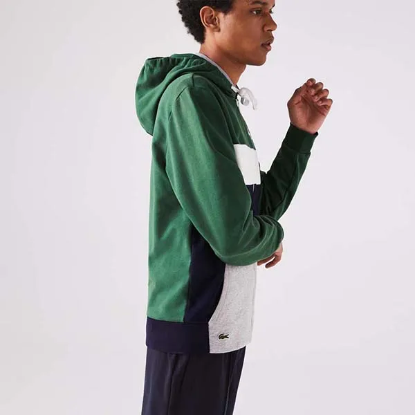 Áo Khoác Nỉ Lacoste Men's Sport Colorblock Fleece Zip Sweatshirt SH1506-58Q Size M - Thời trang - Vua Hàng Hiệu