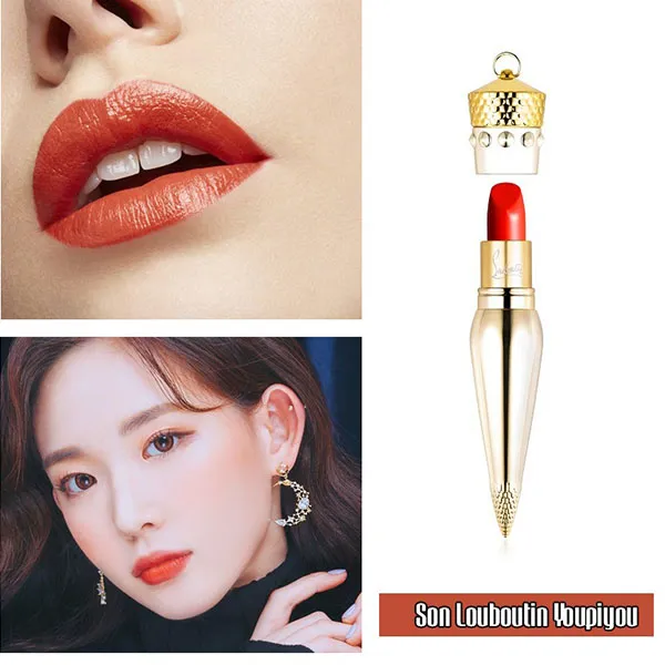Son Christian Louboutin Youpiyou 510 Màu Cam Đỏ – Silky Satin - Son Môi - Vua Hàng Hiệu