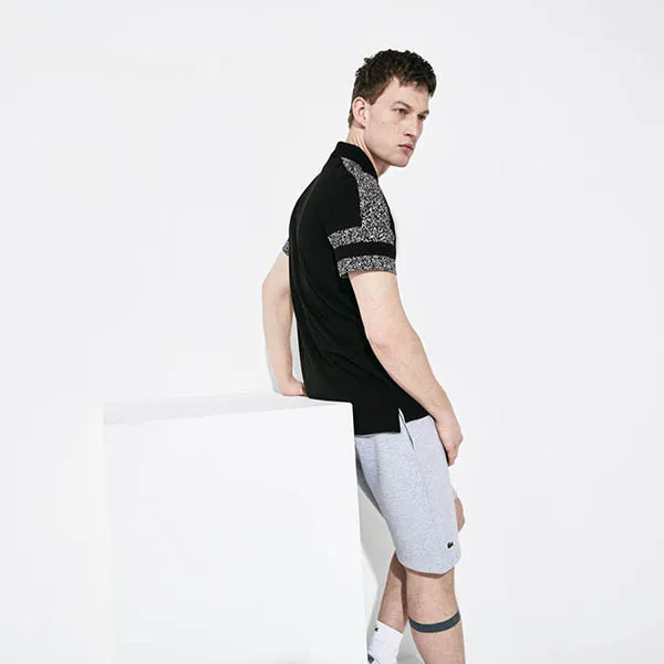Áo Polo Lacoste Muska Polo Majica YH4908-MYJ Màu Đen