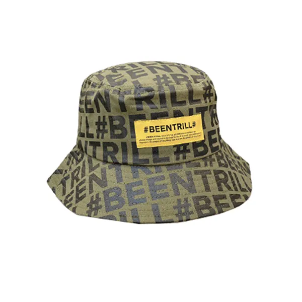 Mũ Beentrill Unisex Street Style Bucket Hats Wide-Brimmed Màu Xanh Rêu - Mũ nón - Vua Hàng Hiệu
