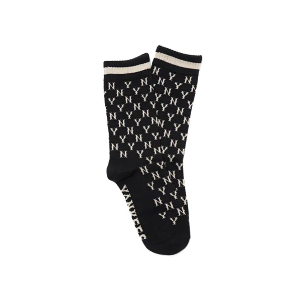 Tất MLB Monogram Stripe Socks New York Yankees 3ASOL0416-50BKS Màu Đen - Thời trang - Vua Hàng Hiệu