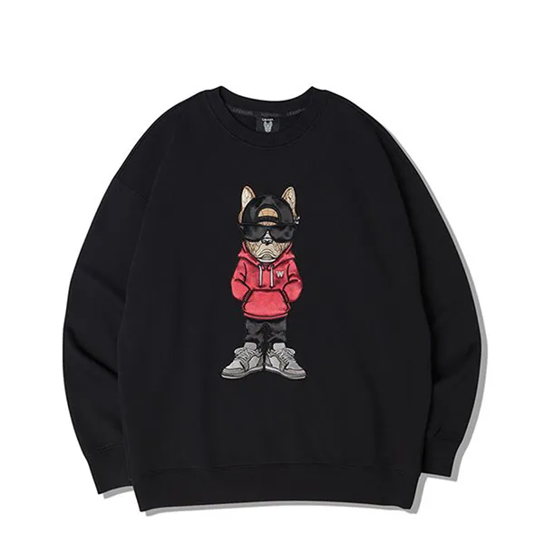 Áo Nỉ Sweater LifeWork Big Hood Hip Dog Sweatshirt Màu Đen