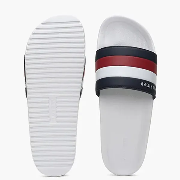 Dép Tommy Hilfiger TMROZI White Màu Đỏ/Trắng/Xanh Navy