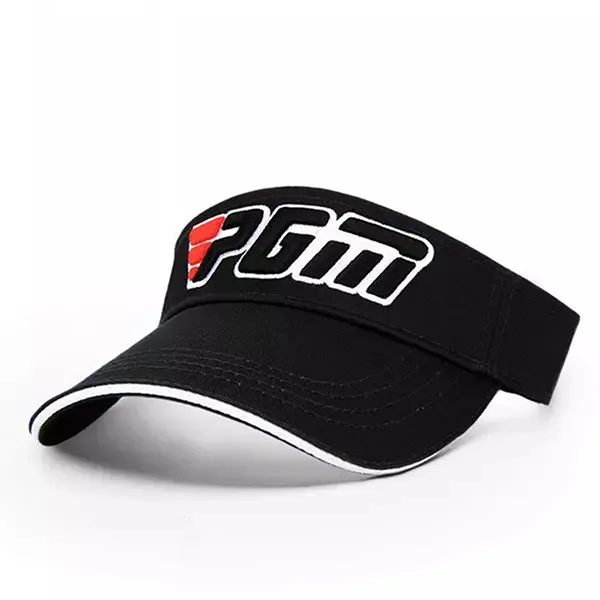 Mũ Golf Lưỡi Trai Nửa Đầu PGM MZ025 Men's Ball Cap Màu Đen - Mũ nón - Vua Hàng Hiệu