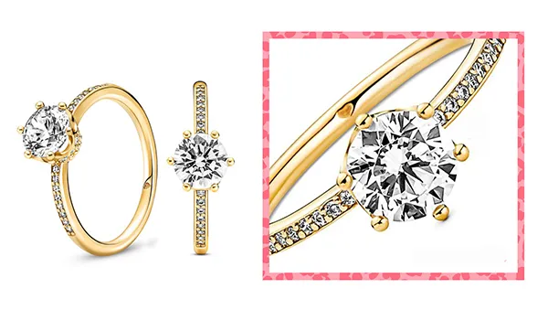 Nhẫn Pandora Moments Ring Mạ Vàng 4K - Trang sức - Vua Hàng Hiệu